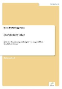 bokomslag Shareholder Value
