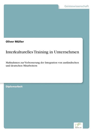 Oliver Müller - Interkulturelles Training in Unternehmen, Häftad