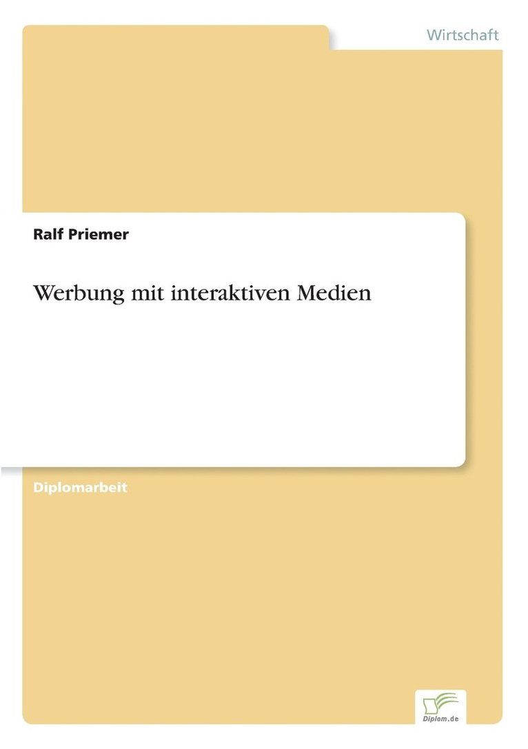 Werbung mit interaktiven Medien 1