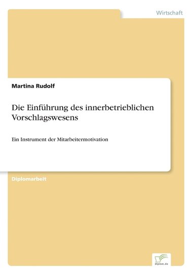 bokomslag Einführung des innerbetrieblichen Vorschlagswesens