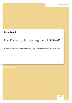 bokomslag Konzernbilanzierung nach US-GAAP