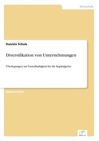 bokomslag Diversifikation von Unternehmungen