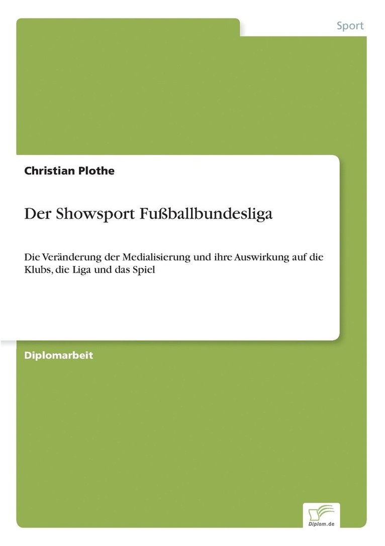 Der Showsport Fuballbundesliga 1