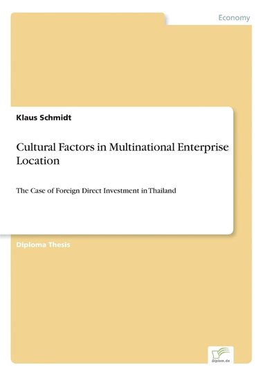 bokomslag Cultural Factors in Multinational Enterprise Location