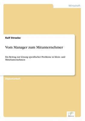 bokomslag Vom Manager zum Mitunternehmer