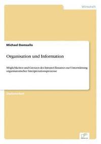 bokomslag Organisation und Information