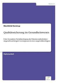 bokomslag Qualitätssicherung im Gesundheitswesen