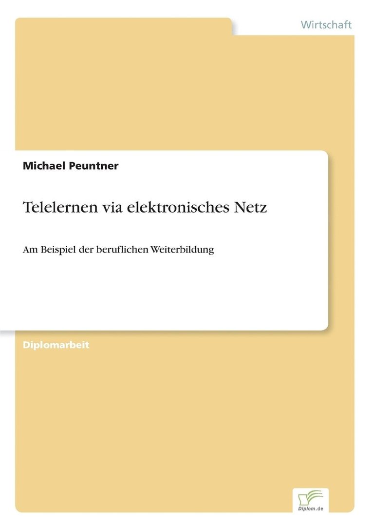 Telelernen via elektronisches Netz 1