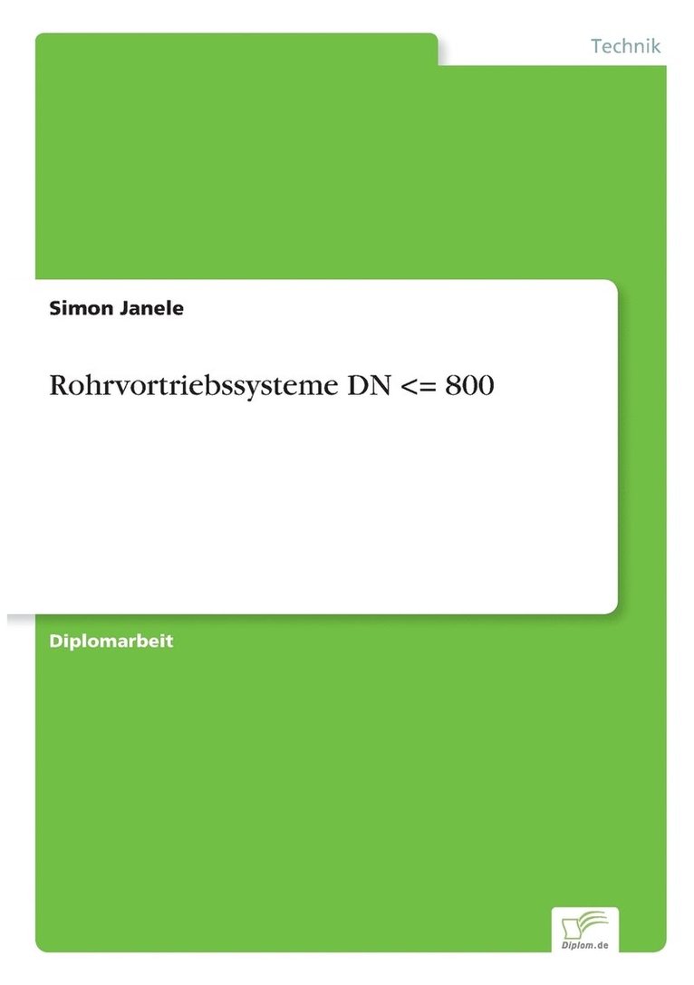 Rohrvortriebssysteme DN