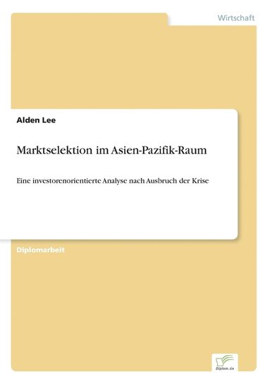 bokomslag Marktselektion im Asien-Pazifik-Raum