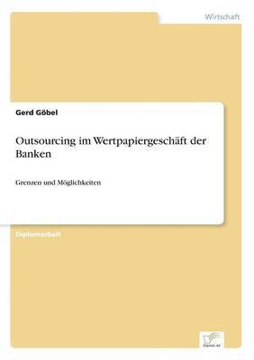 bokomslag Outsourcing im Wertpapiergeschft der Banken