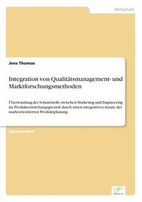 bokomslag Integration von Qualittsmanagement- und Marktforschungsmethoden