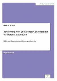 bokomslag Bewertung von exotischen Optionen mit diskreten Dividenden