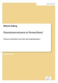 bokomslag Finanzinnovationen in Deutschland