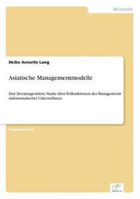 bokomslag Asiatische Managementmodelle