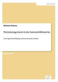 bokomslag Preismanagement in der Automobilbranche