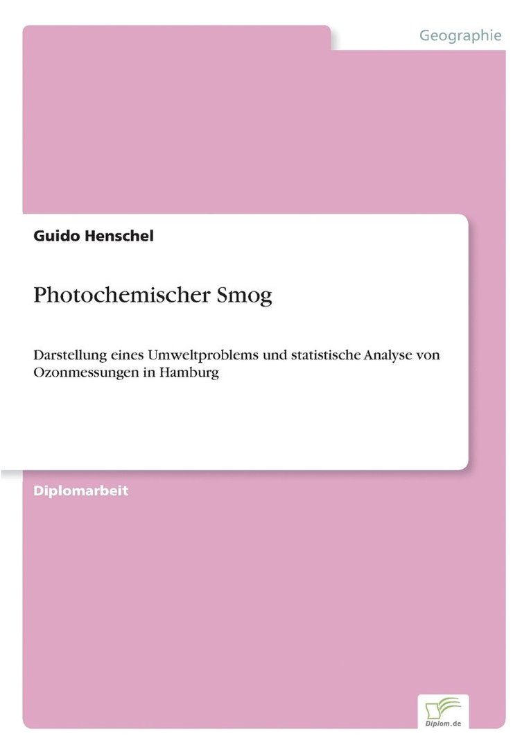 Photochemischer Smog 1