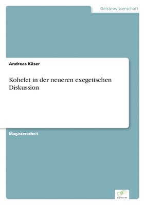 bokomslag Kohelet in der neueren exegetischen Diskussion