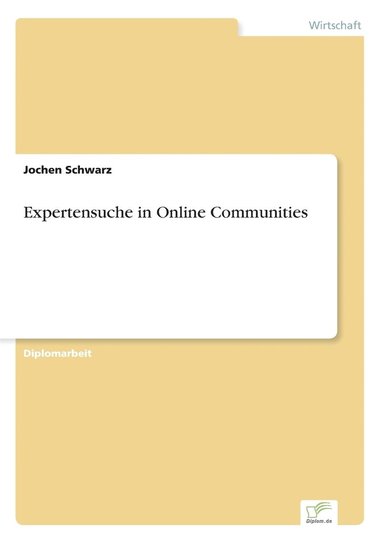 bokomslag Expertensuche in Online Communities