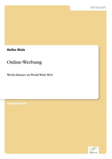 Heiko Walz - Online-Werbung, Häftad