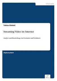 bokomslag Streaming Video im Internet