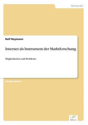 bokomslag Internet als Instrument der Marktforschung