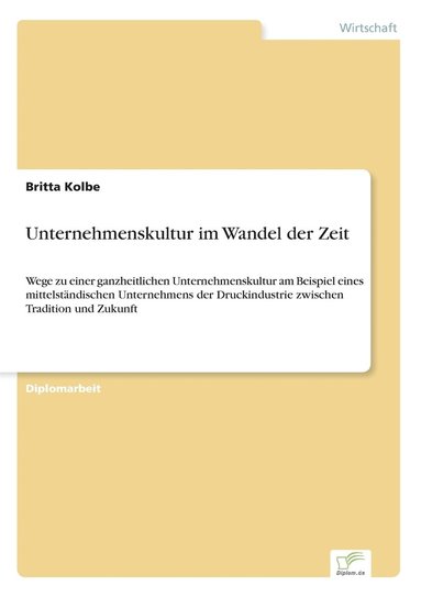 bokomslag Unternehmenskultur im Wandel der Zeit