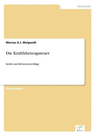 bokomslag Kraftfahrzeugsteuer