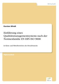 bokomslag Einfhrung eines Qualittsmanagementsystems nach der Normenfamilie EN DIN ISO 9000