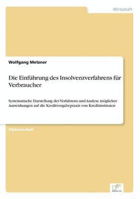 bokomslag Einführung des Insolvenzverfahrens für Verbraucher