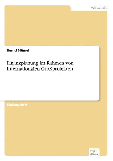 bokomslag Finanzplanung im Rahmen von internationalen Groprojekten