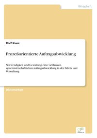 bokomslag Prozeßorientierte Auftragsabwicklung