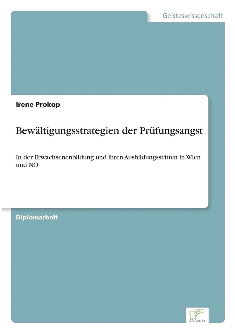 Bewltigungsstrategien der Prfungsangst 1