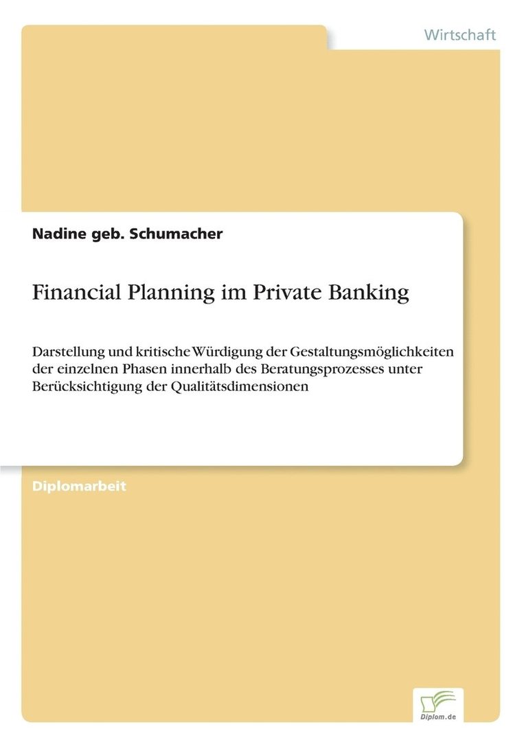 Financial Planning im Private Banking