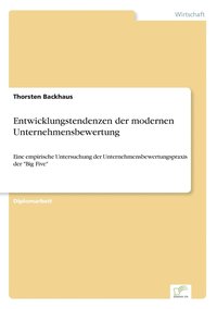 bokomslag Entwicklungstendenzen der modernen Unternehmensbewertung