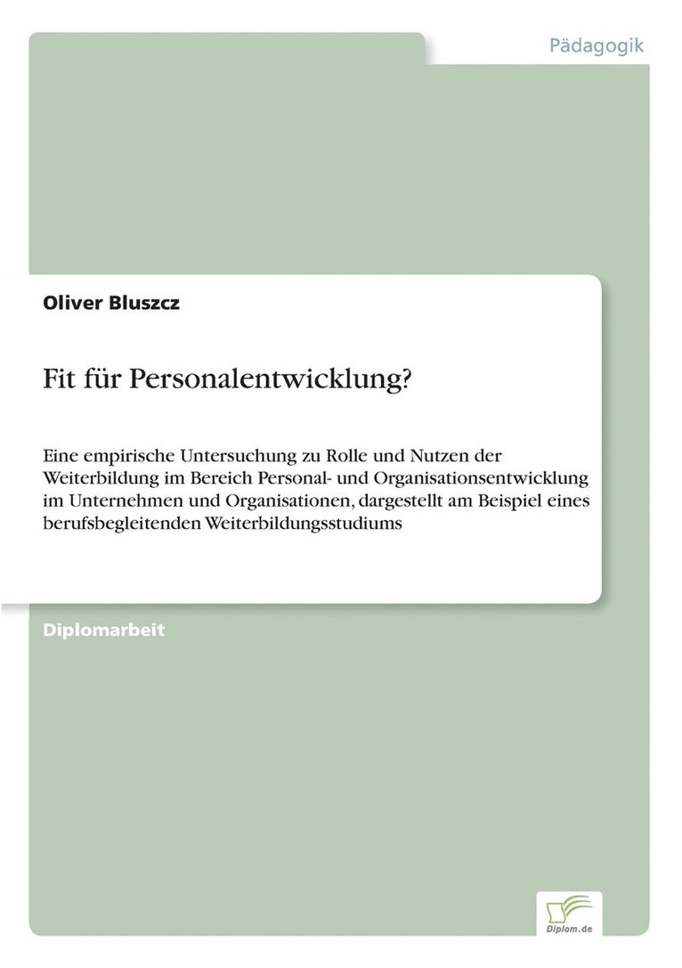 Fit fr Personalentwicklung? 1