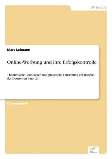 bokomslag Online-Werbung und ihre Erfolgskontrolle