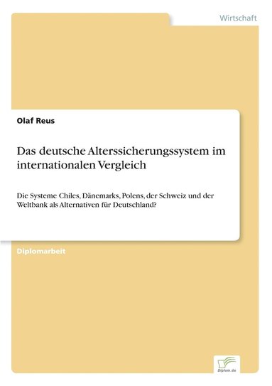 bokomslag deutsche Alterssicherungssystem im internationalen Vergleich