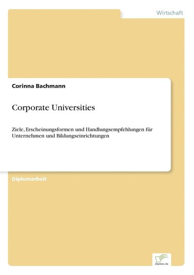 bokomslag Corporate Universities