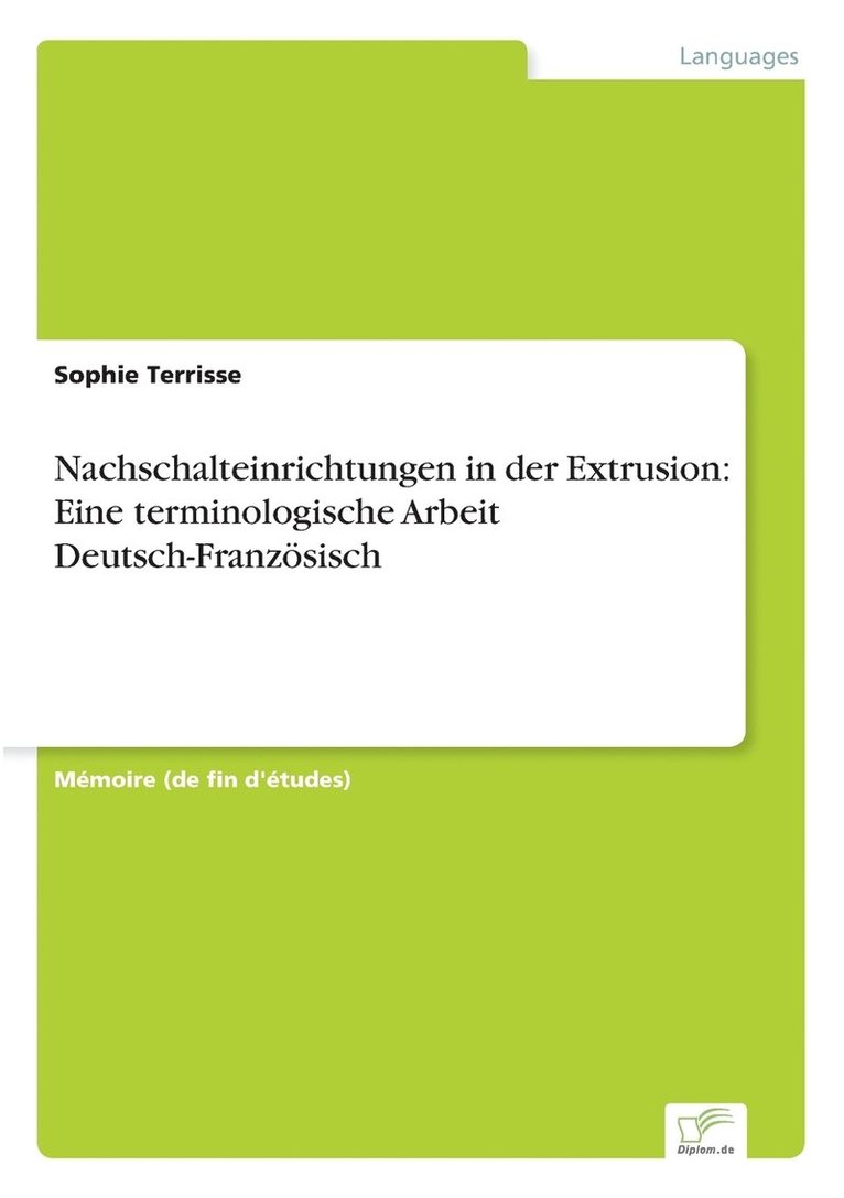 Nachschalteinrichtungen in der Extrusion 1