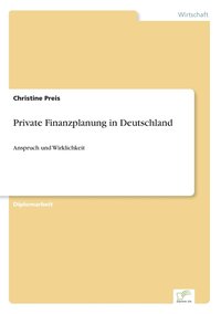 bokomslag Private Finanzplanung in Deutschland