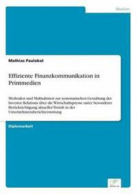 bokomslag Effiziente Finanzkommunikation in Printmedien