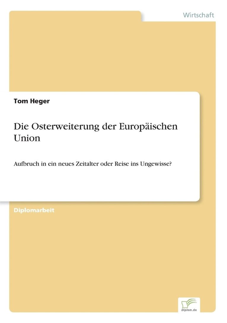 Die Osterweiterung der Europaischen Union 1