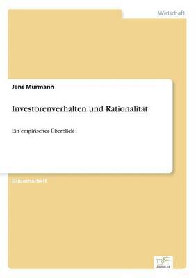 bokomslag Investorenverhalten und Rationalitat