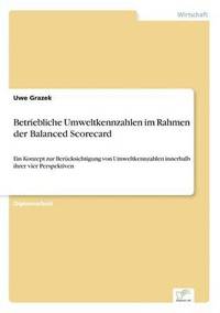 bokomslag Betriebliche Umweltkennzahlen im Rahmen der Balanced Scorecard