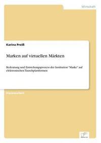 bokomslag Marken auf virtuellen Märkten