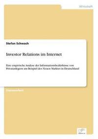 bokomslag Investor Relations im Internet