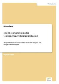 bokomslag Event-Marketing in der Unternehmenskommunikation