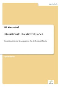 bokomslag Internationale Direktinvestitionen