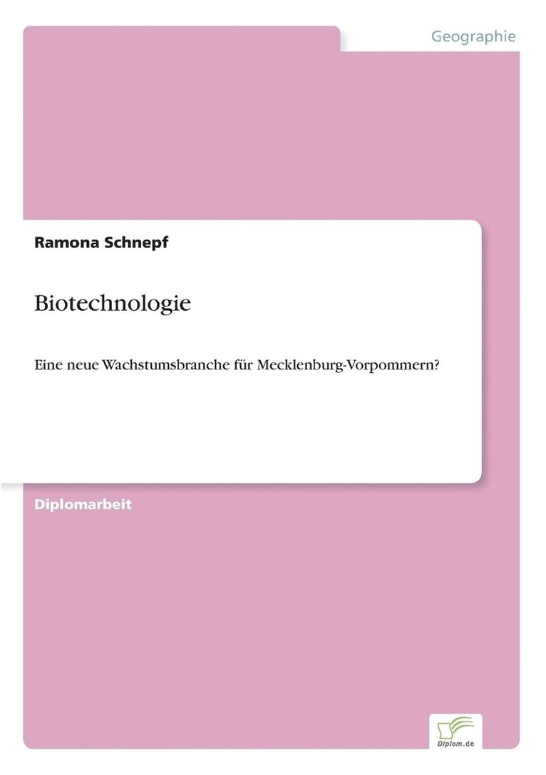 Biotechnologie 1